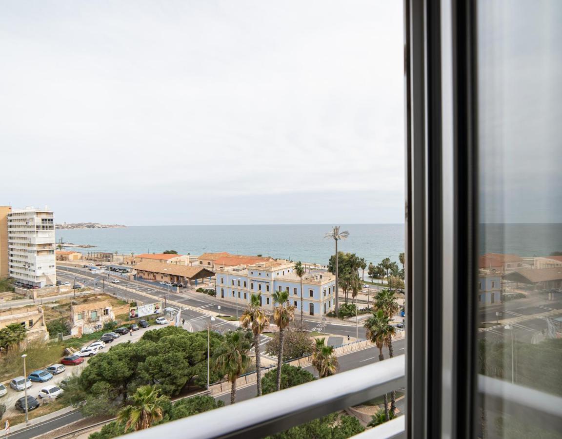 Ático de Lujo con vistas al mar, primera línea Playa del Postiguet Alicante Exterior foto